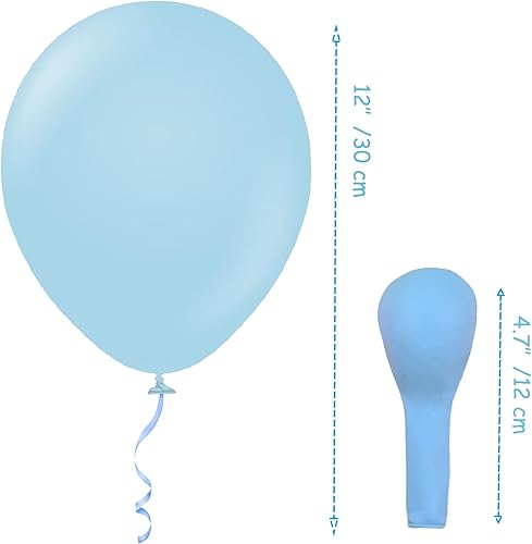 Miniatura 3 de Globos de látex para fiesta, colores macarrones, 12 pulgadas, de grosor, globos de arco iris de cumpleaños, 100 unidades, para fiestas de niños,