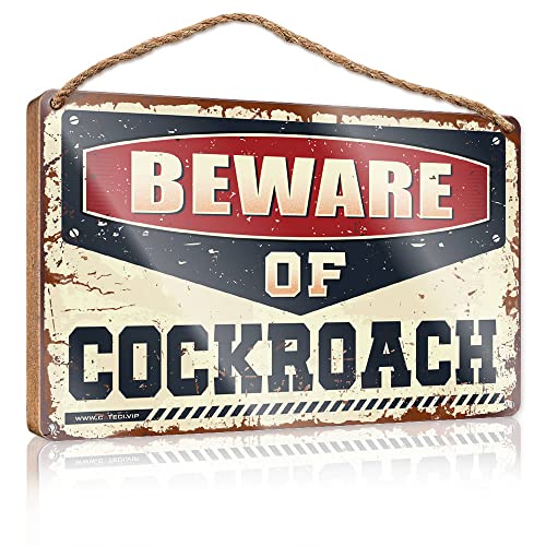 hATC For Home Beware Of Groach ؐŔ ؐŔ v[N peBI o[ ANZT[ (TCY:15X28CM)