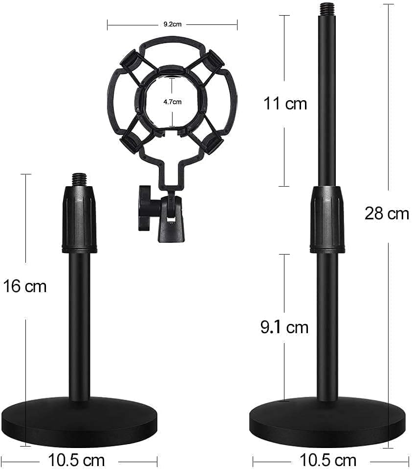 Up To 50% OFF USB Microphone Kit, Professional Studio Condenser Microphone Desktop Microphone Streaming Cardioid Mic Plug & Play for Computer, YouTube, Gaming Recording, Podcasting Broadcasting, 192KHZ/24BIT Gold