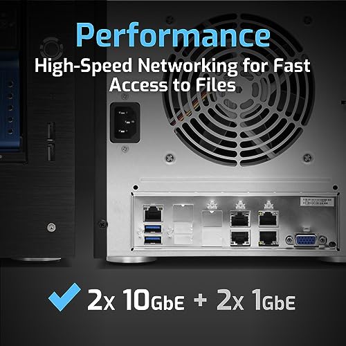 Image of OWC 80TB Jupiter mini 5-Bay Desktop NAS System with Intel Xeon Up to 2.7Ghz, 32GB Memory, Double 10GbE, TrueNAS Scale OS