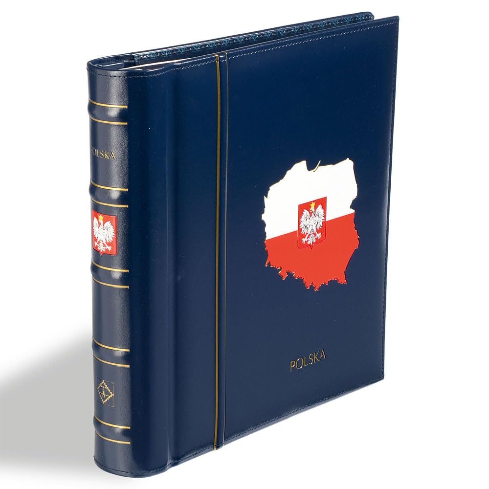 Leuchtturm SF Perfect DP album do nadruku w klasycznym wzornictwie Polska 1860-1939, niebieski
