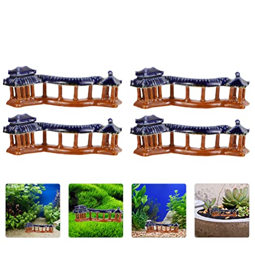 POPETPOP 4Pcs Mini Pagoda Statue Miniature Fairy