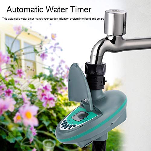 LONGSUODI Water Timer Automatic Timer Water Taps Fexible Watering Duration Battery Operation