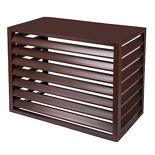 AllWeather - Cubierta de aluminio para aire acondicionado, resistente para exteriores, protección de unidad de aire acondicionado, pantalla de privacidad, cubierta de condensador duradera para equipos