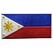 Produktbild Philippinen Flagge Philippinischen Nationales Emblem Bestickter Aufnäher zum Aufbügeln/Annähen