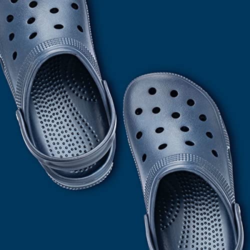 Chinelo Unissex Croc's Papete Cree Confort Leve Macio Antiderrapante (41/42, Marinho)