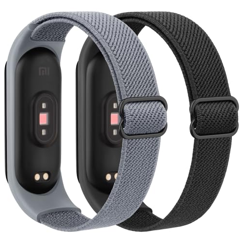 【Per Xiaomi Mi Band 7/6/5/4/3】Il cinturino in nylon elastico è appositamente progettato per Xiaomi Mi Band 7/Xiaomi Mi Band 6/Mi Band 5/Xiaomi Mi Band 4/Xiaomi Mi Band 3/Amazfit Band 5.