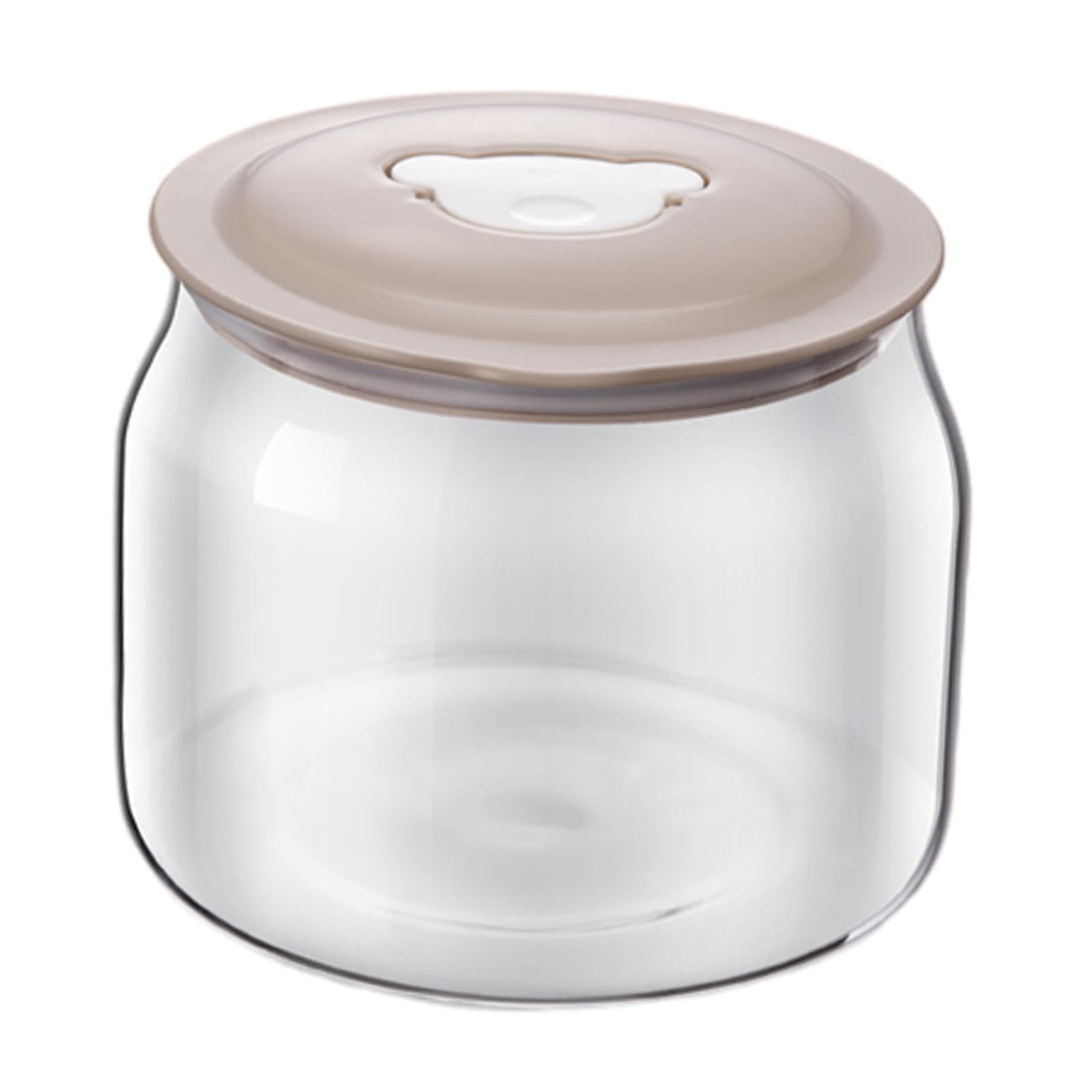 Klare Glasbehälter, Joghurtgläser Aus Glas, Ersatzgläser für Pudding Und Joghurt, Glasbehälter für Milch, Marmeladen Und Mousse, Flasche mit Deckel