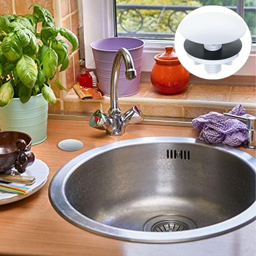 2Pack Kitchen Sink Hole Cover Faucet Hole Cover Kitchen Bathroom Basin Sink Tap Hole Plate Stopper Cover Blanking Metal Stainless Steel Plug 50mm - Image 4