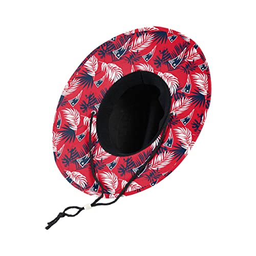 Image of FOCO Men's NCAA College Team Logo Floral Straw Sun Hat