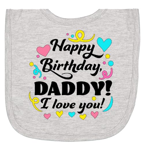 inktastic Happy Birthday, Daddy I Love You Newborn Bib
