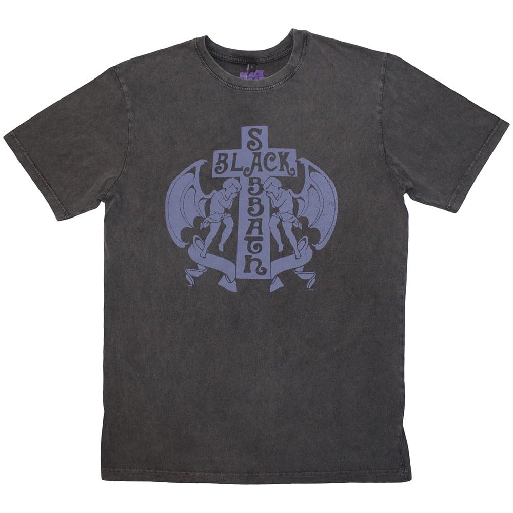 Black Sabbath Angels Limited Edition 999 Only Premium Wash T Shirt L