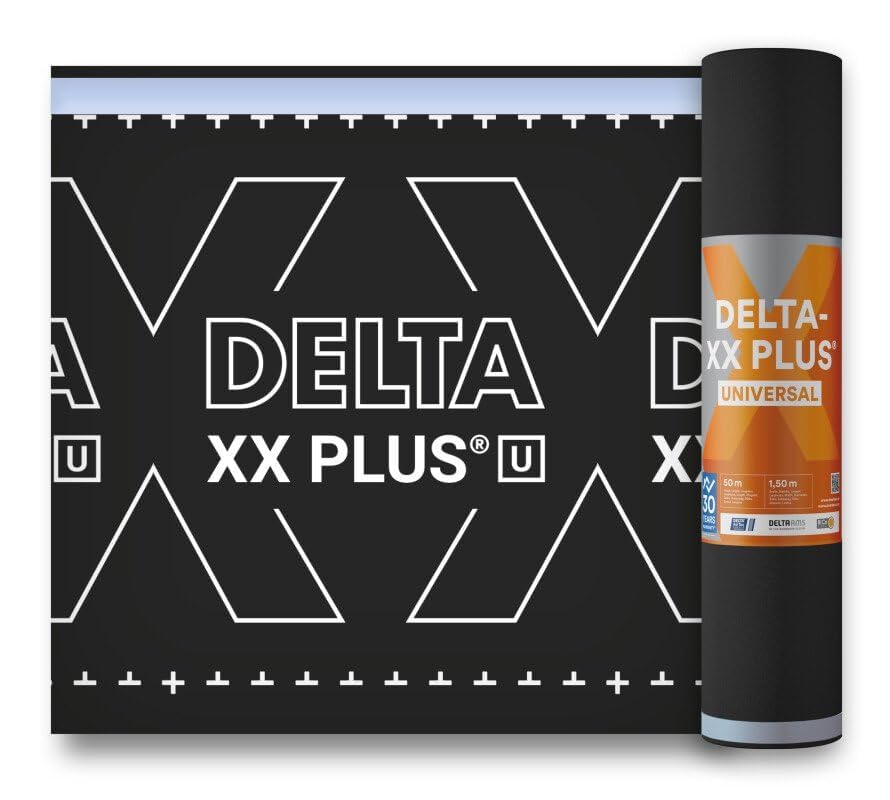 DÖRKEN Delta-XX Plus Universal Unterspannbahn Unterdeckbahn 1,5 x 50 m 75 m² 150 g/m²