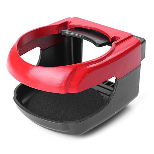 Portavasos Clip para Auto Color Rojo ABS miniatura 2