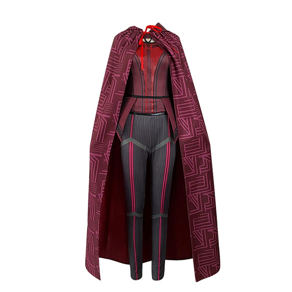 Buy Zhongkaihua Wanda Vision Cosplay Costume Women's Wanda Maximoff