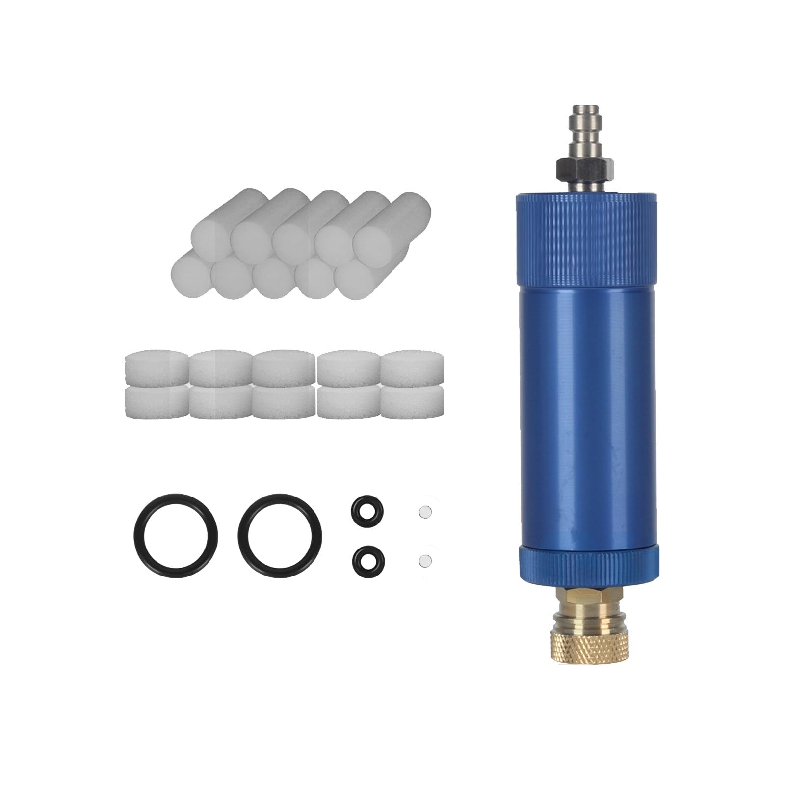 Aluminum Pneumatic Splitters with Interlockings Couplers 30MPa Operating Pressure Air Separators Device for Underwater Male Female Quick Connection Coupler
