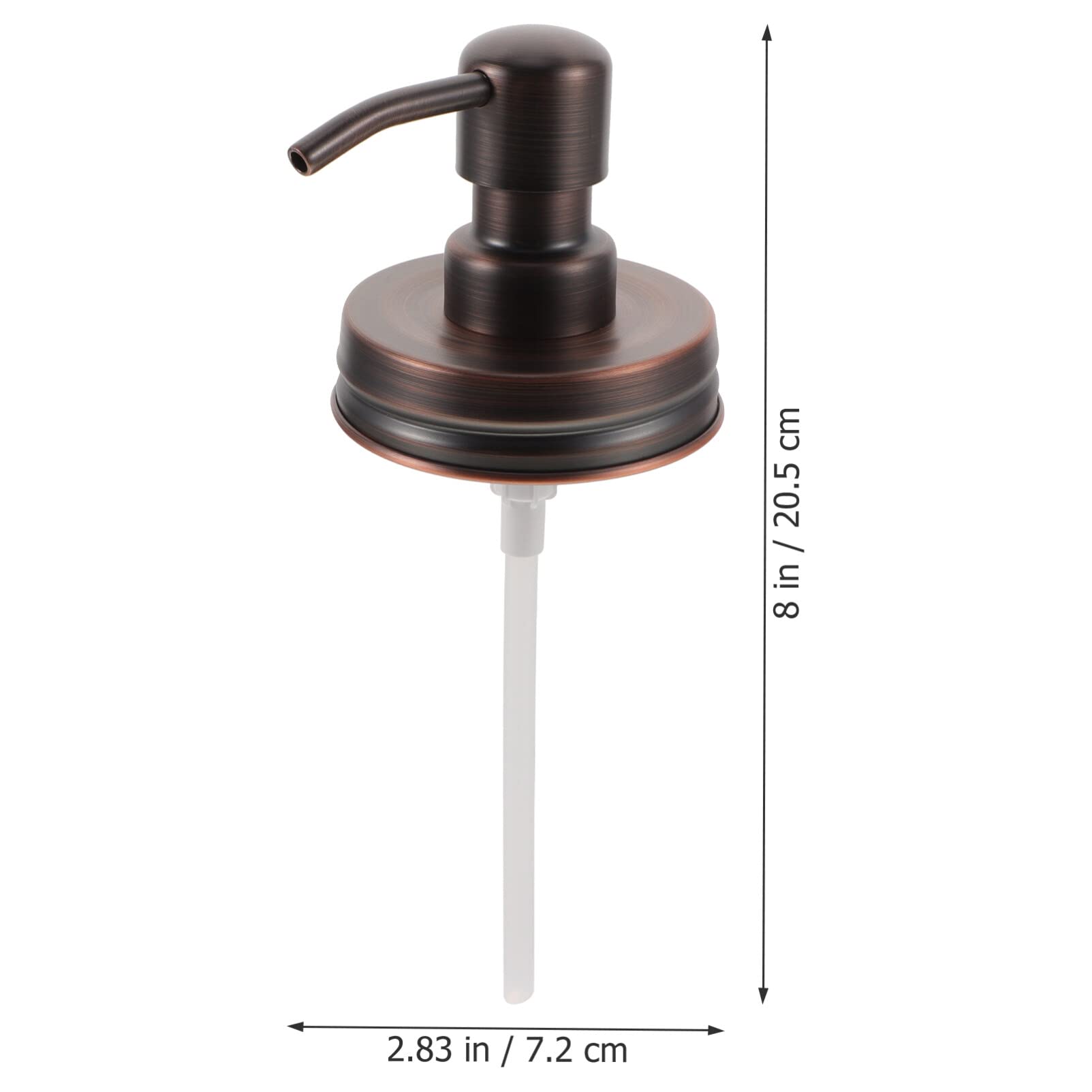 FRCOLOR Pressing for Liquid Container Bottle Dispenser Pump Replacement Lid for Mason Jar