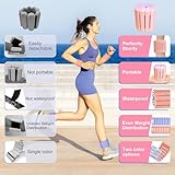 Magnetic Wrist and Ankle Weights - Set of 2 (1lb Each) for Women & Men, Breathable silicone leg and arm Weights Set for pilates, Yoga, Dance, Aerobics, Running, Walking, swimming - Image 4