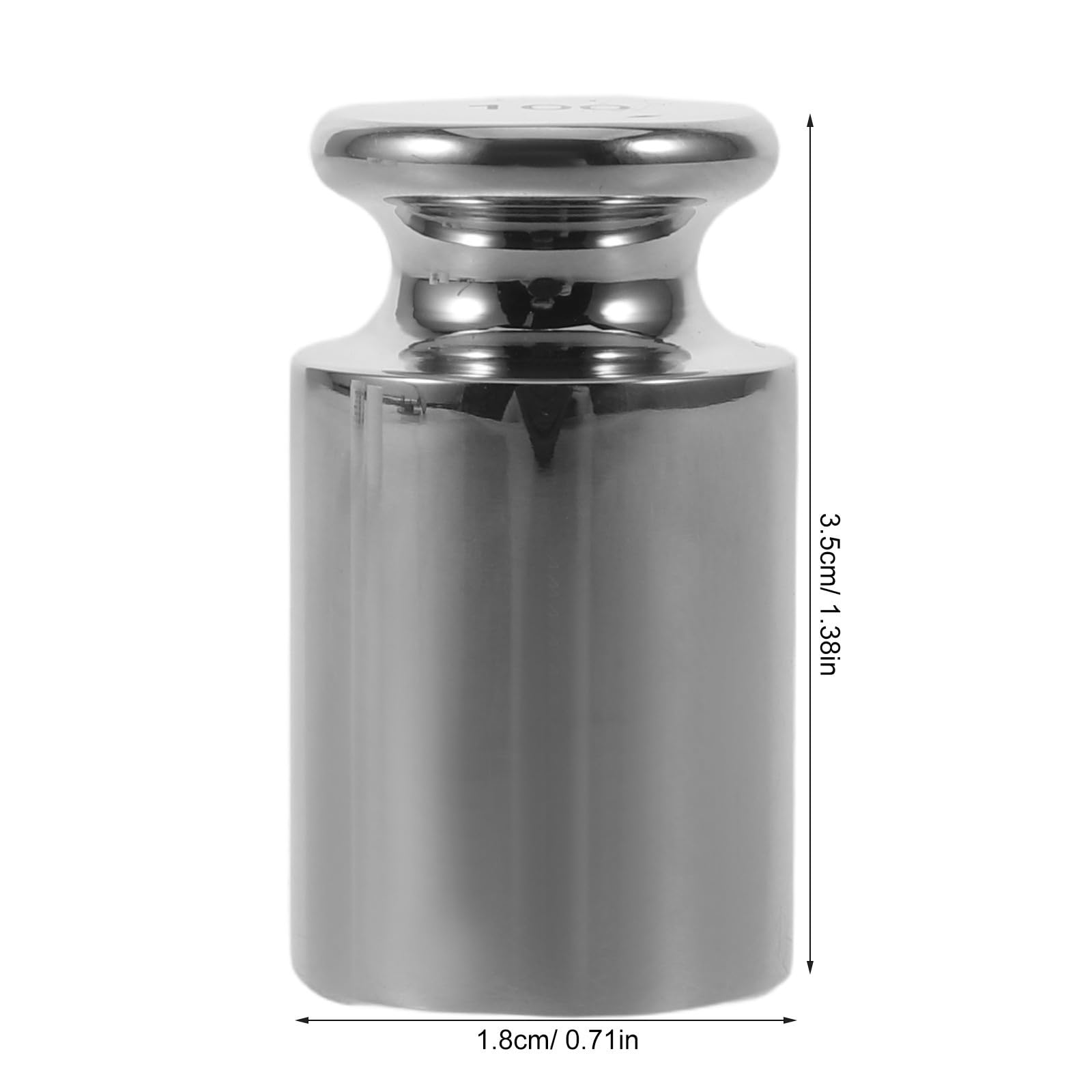 Peso de 100g Calibración Inoxidable de Acero de Básculas