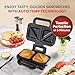 Breville Stuff 'n' Press Deep Fill Toastie Maker | 2 Slice Sandwich Toaster | High Hinge for Extra Fillings | Dishwasher Safe, Non Stick Plates | VST101, Black
