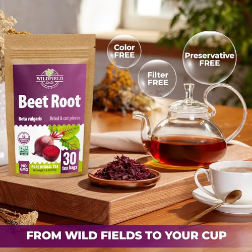 Image of 30 Bags Beet Root Herb Tea Osha (Beta Vulgaris) - 30 Count 1.5g Herbal Bags Raiz Osha