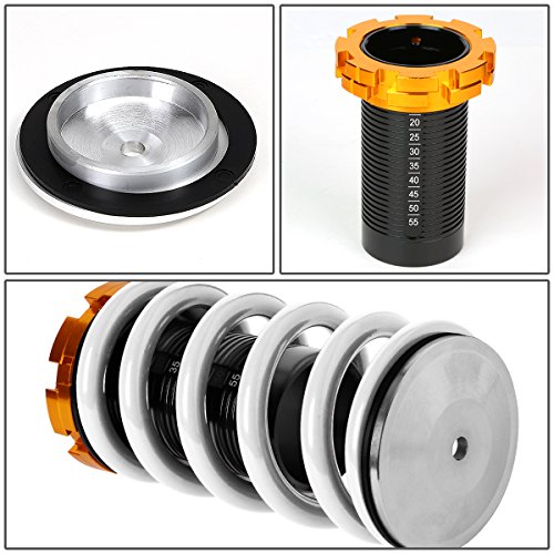 DNA MOTORING Coilover Suspension Kit Sleeves Compatible with 88-00 Civic / 93-97 Civic Del Sol / 88-91 CRX / 90-01 Integra, COIL-HC88-T33-WH - Image 4