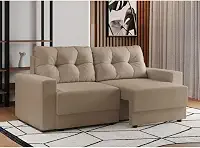 Sofá 2 Lugares Retrátil Lubeck Linho Bege