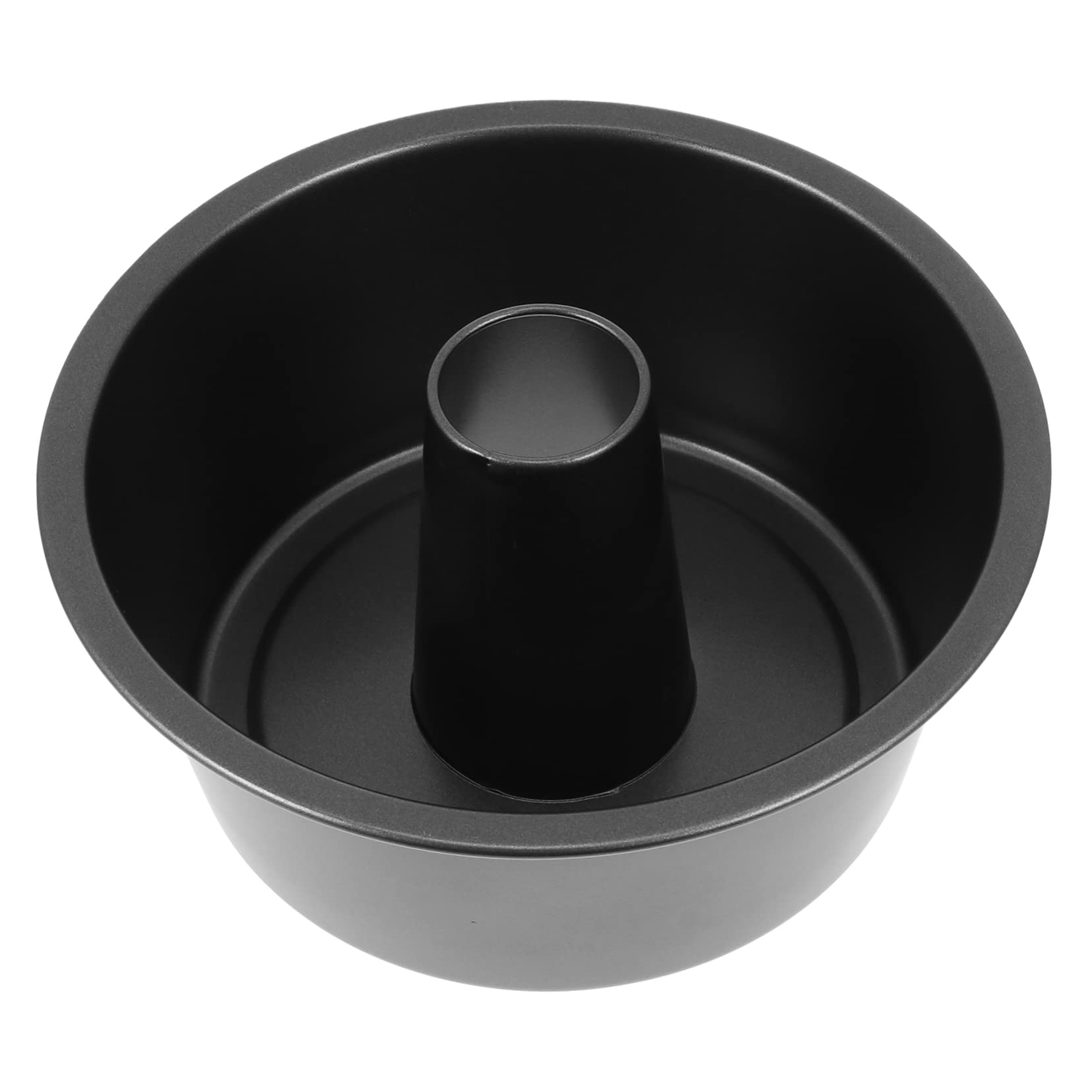 Moule à Gâteau Creux Rond Ambiance Halloween en Acier au Carbone Noir