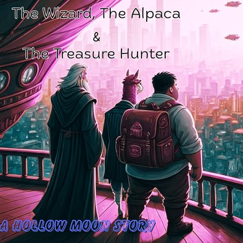『The Wizard, the Alpaca and the Treasure Hunter』のカバーアート