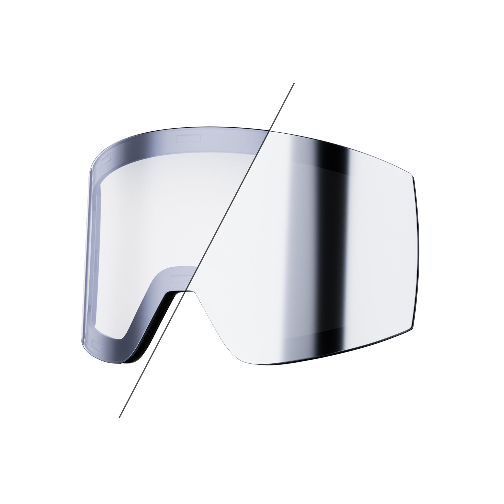 KAPVOE K718 Lente sostitutiva magnetica – S1–S4, antiappannamento, UV400,lente di ricambio a cambio rapido per maschera da sci K718 (solo lente)
