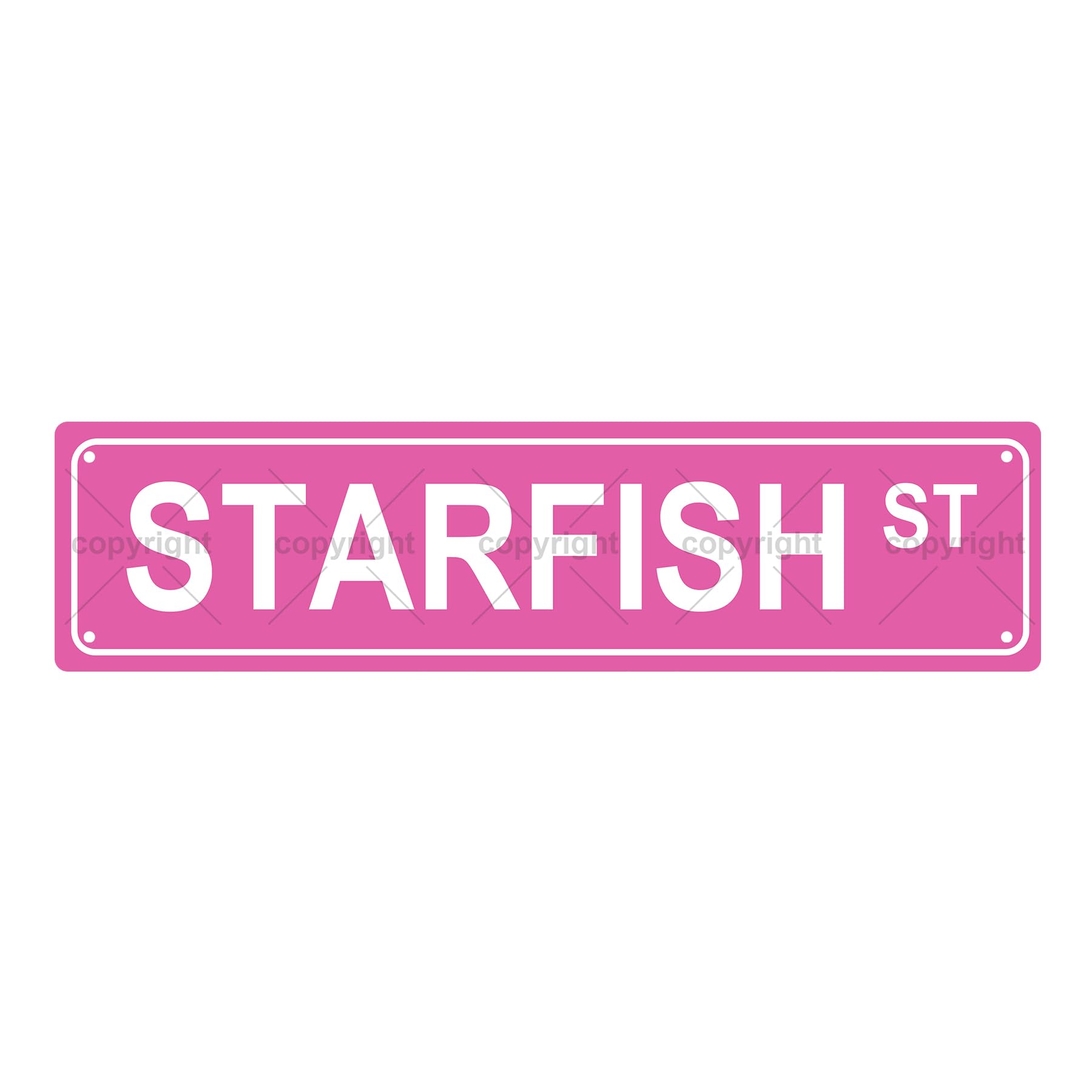 Starfish St Animal Metal Tin Street Sign Bar Cafe Garage Cave Home Room Wall Bathroom Farmhouse Garden Porch Patio Decor,4x16 Inch
