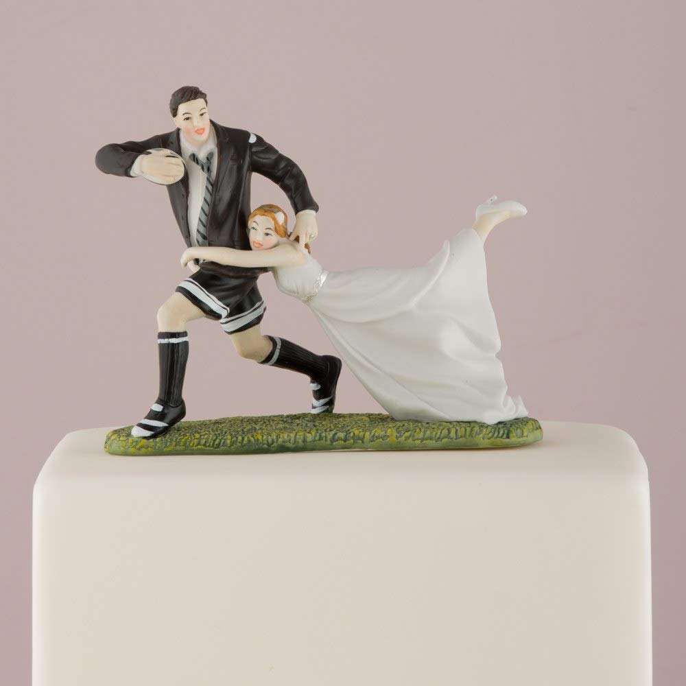 Weddingstar A Love Match Rugby Couple Figurine