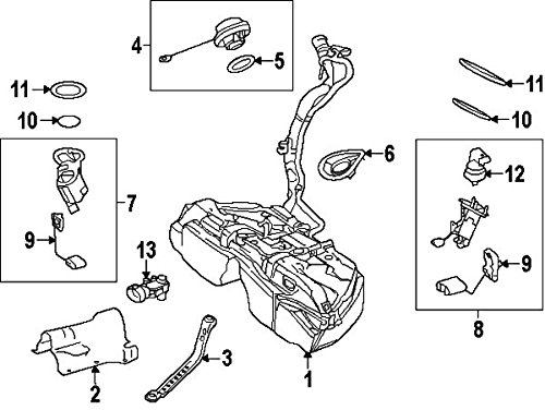 Mercedes-Benz 204 540 08 17, Fuel Tank Sending Unit