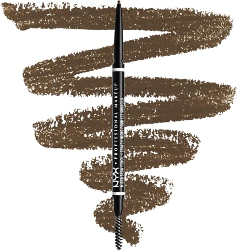 NYX Professional Makeup Micro Brow Pencil Lápiz de Cejas, Ash Brown