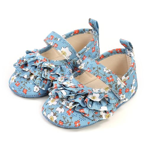 Infant Girl Cute Floral Print Baby Shoes Newborn Baby Non Slip Ankle Sandals First Soft Prewalker Foral 18 Month Shoes4