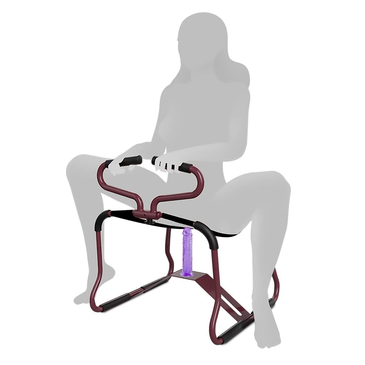 SM Sex Chair, sgabello for sesso, mobili for sesso for camera da letto, panca for sesso, sgabello for saltare con corrimano, sedia for saltare for posizione senza peso, può supportare fino