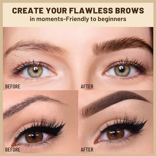 Ucanbe SMSTUB100_01020304 25Pcs Eyebrow Stamp Stencil Kit thumb #4
