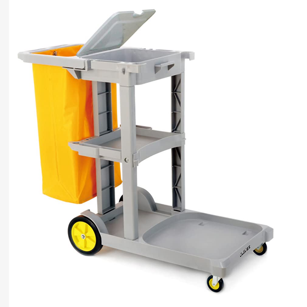 Buy Multipurpose Cleaning Trolley Heavy Duty Housekeeping Cart With
