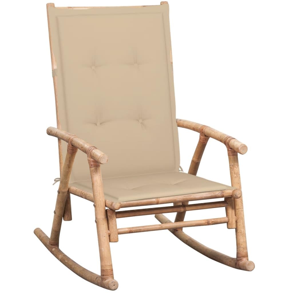 Fauteuil de relaxation jardin terrasse et salon en bois bambou