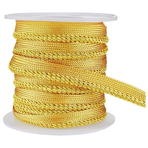 BENECREAT Gold Cord-Edge Piping Trim Cover