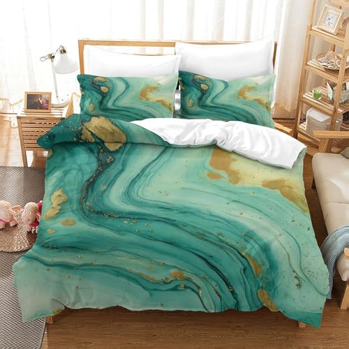 Housse de couette art abstrait en microfibre premium de lit simple
