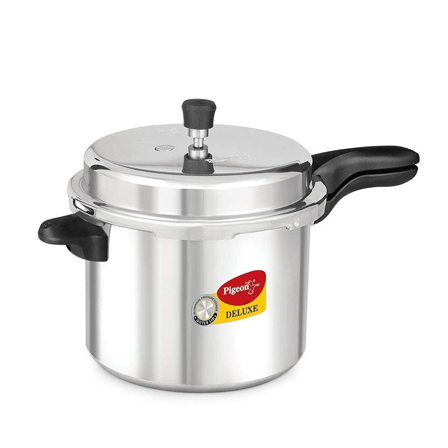 Pigeon Aluminum Pressure Cooker 7.5 Litres - Silver (Pgn_104_Sir)