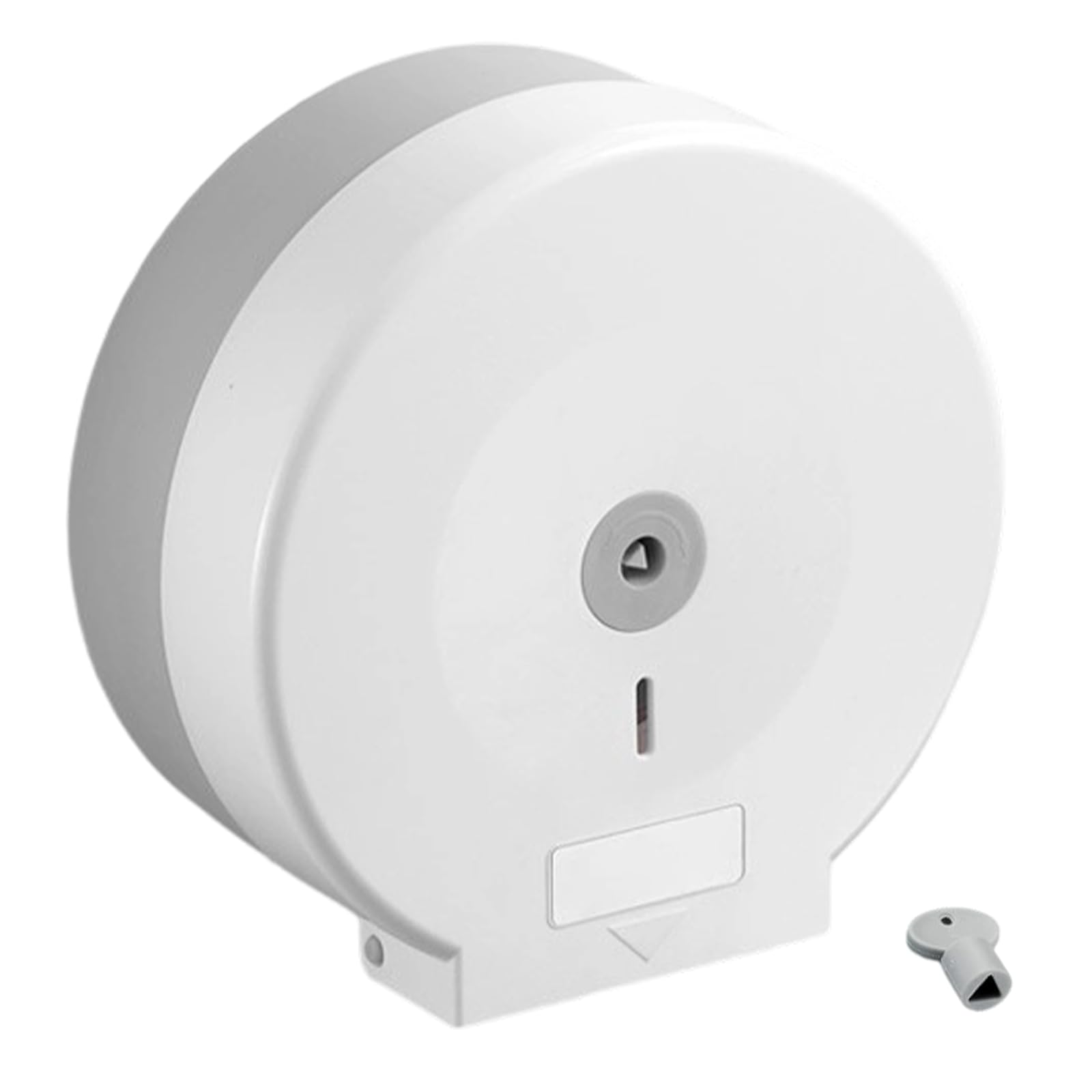 Elnwnnkc Space Saving Wall Mounted Holder Large Toilet Roll Holder Dustproof Dispenser Commercial Bathroom Accessory Large Roll Paper