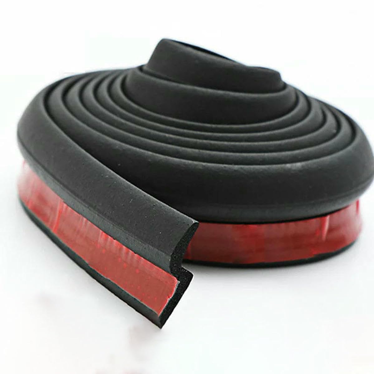 Yfshc 8M Z 2/4/8M Car Door Seal Strip Auto Rubber Seal D Z P Type Noise Insulation Anti-Dust Soundproof Sealing Strips Interior Accessories