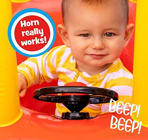 Little Tikes Cozy Coupe Inflatable Baby & Kids Pool Float, Red Car Coupe With Beeping Horn. Easy To Use A Great Float To Introduce Your Young Ones To The Water. #TOP2