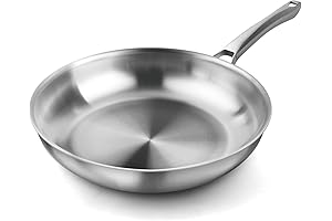 12-Inch Tri-Ply Stainless Steel Frying Pan: The Ultimate Cooking Companion