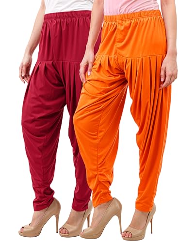Image of Buy That Trendz Patiala Salwar for Women Relaxed Fit Viscose Patiyala Salwar Harem Bottom Pants