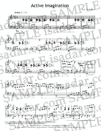 ISADAR - Active Imagination (piano sheet music)      Sheet music – January 1, 2007