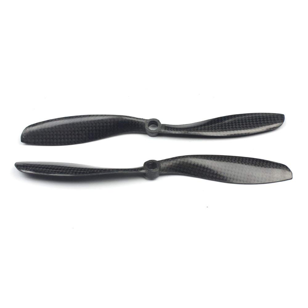 Propeller 4 Paar Drohnen-Ersatzpropeller 8,0 x 4,5 8 Zoll 3K-Carbonfaser-Propeller CW CCW 8045 CF-Requisitenpropeller, kompatibel mit Drohnenzubehör Teil ersetzen