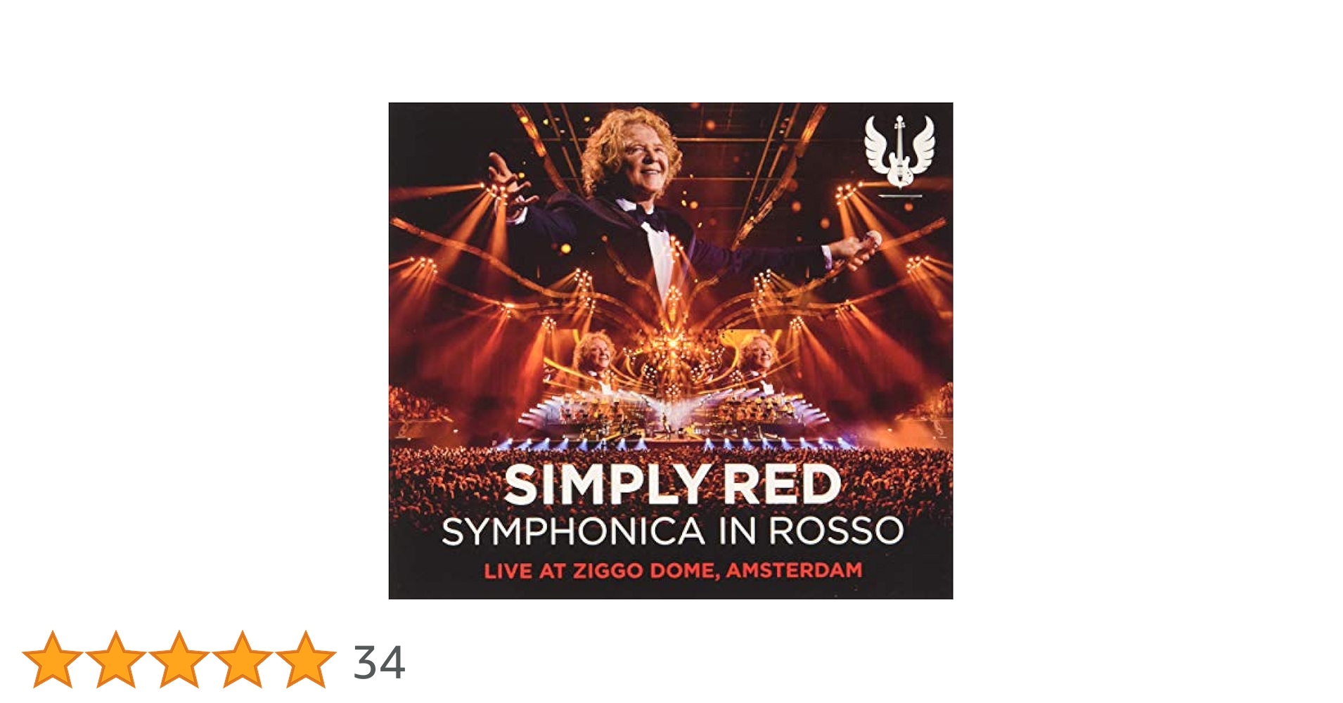 (未使用･未開封品)Symphonica in Rosso (Pal/Region 0) [DVD] [Import] Simply Red - Symphonica In..: Amazon.co.uk: CDs & Vinyl